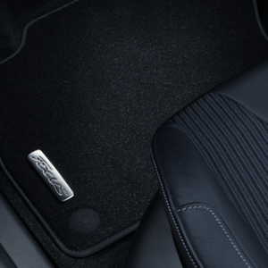 Predpražniki, premium velur spredaj, črne barve